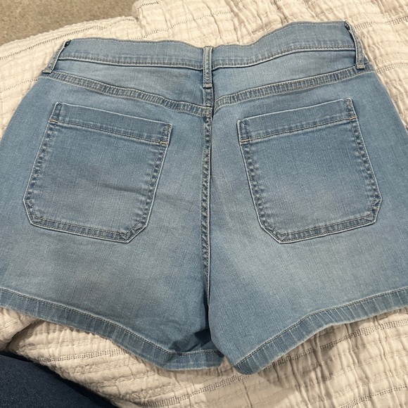 a.n.a Light Blue Jean Shorts - Picture 2 of 3